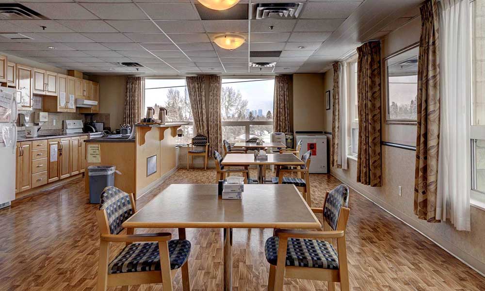 Hospice Dining Area